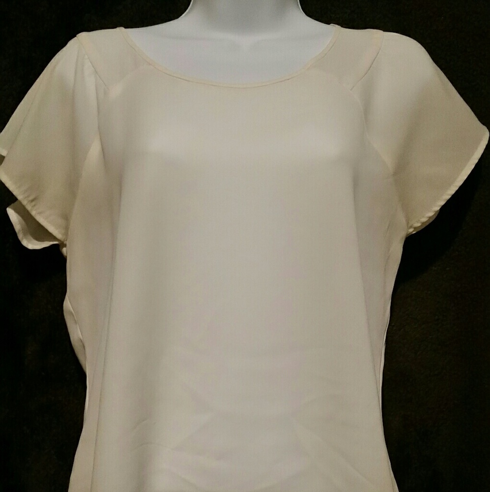 Women's Express Off White Blouse